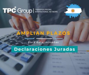 ESTABLECEN PLAZOS ESPECIALES PARA DETERMINADAS DECLARACIONES JURADAS EN ARGENTINA