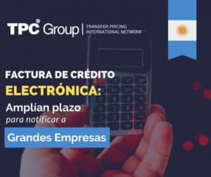Especificación de facturas de crédito electrónicas en Argentina