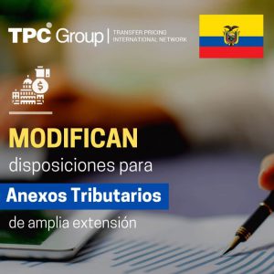 Modifican disposiciones para anexos tributarios en Ecuador