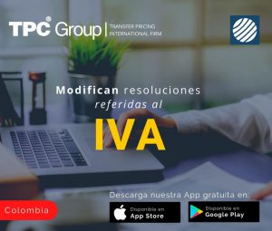 Modifican resoluciones referidas al IVA en Colombia
