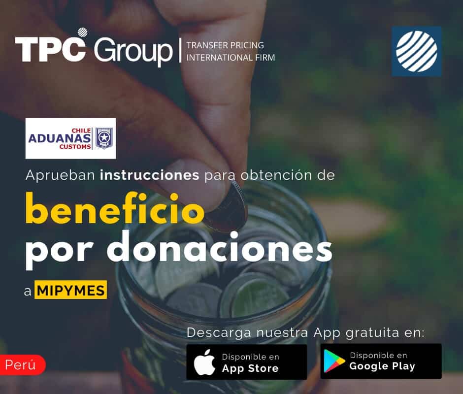 Aprueban instrucciones para obtención de beneficio por donaciones a MIPYMES en Chile