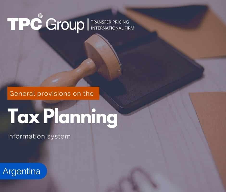 The Tax Planning Information System
