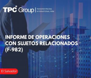 Informe de Operaciones con Sujetos Relacionados (F-982) en Salvador
