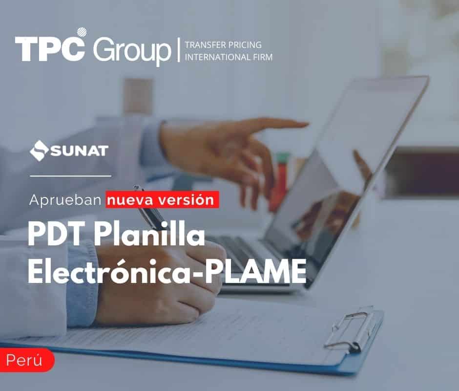 Aprueban Nueva Versión Del PDT Planilla Electrónica - PLAME