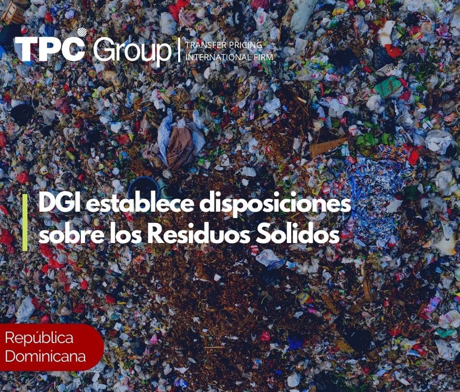 DGI establece disposiciones sobre los residuos sólidos