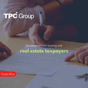 Tax treatment for leasing and real estate taxpayers