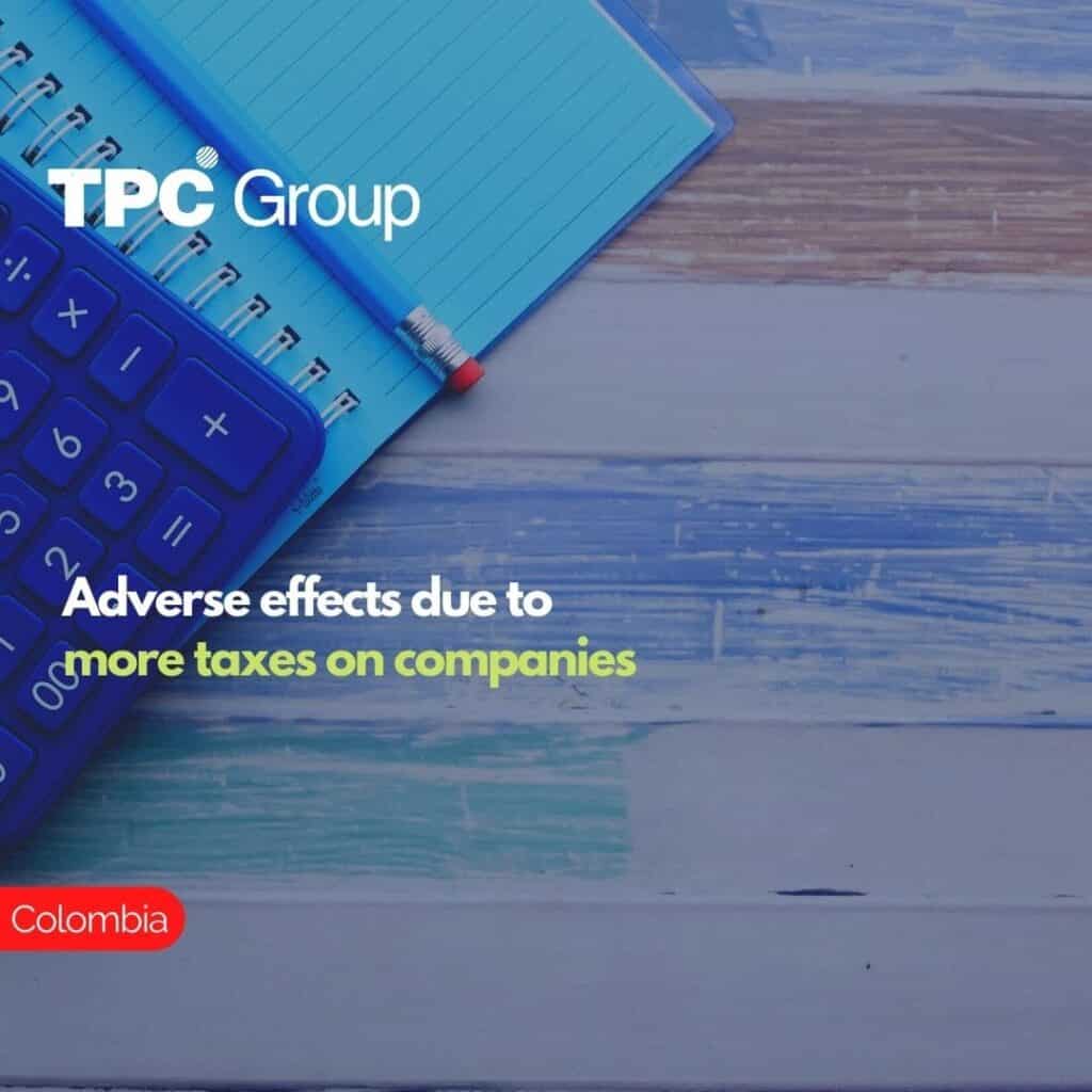 Adverse effects due to more taxes on companies