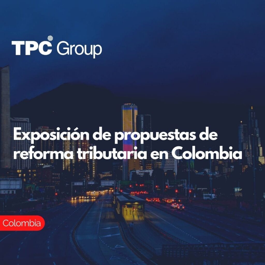 Exposición de propuestas de reforma tributaria en Colombia