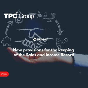 New provisions for the keeping of the Sales and Income Record