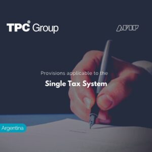 Provisions applicable to the Single Tax System