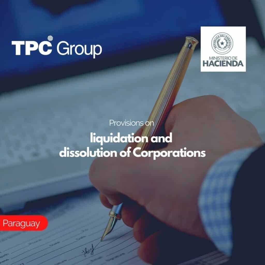 Provisions on liquidation and dissolution of Corporations