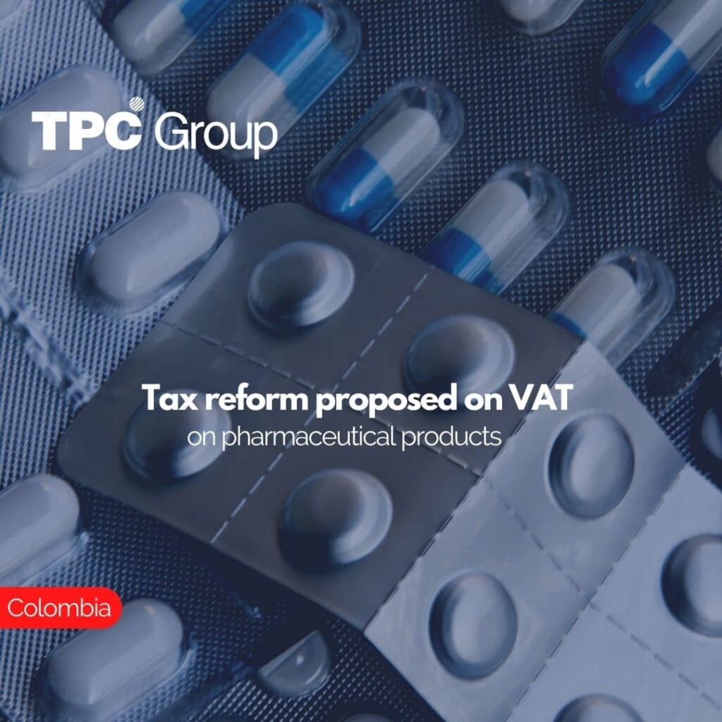 Tax reform proposed on VAT on pharmaceutical products