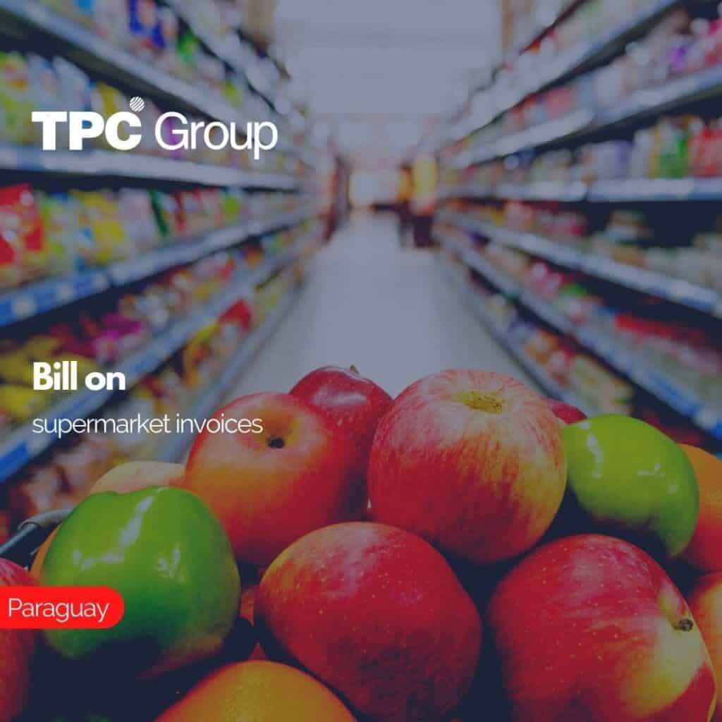 Bill on supermarket invoices