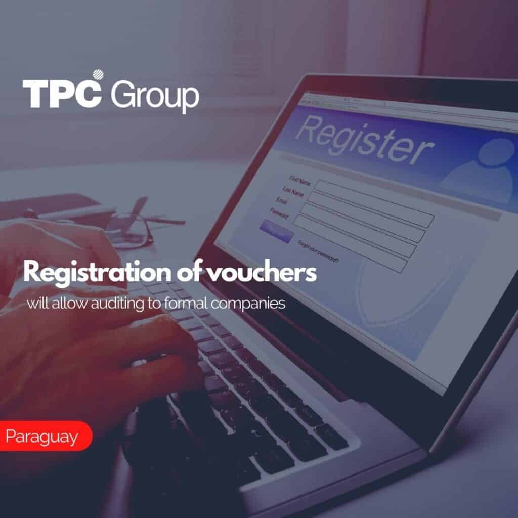 Registration of vouchers will allow auditing to formal companies