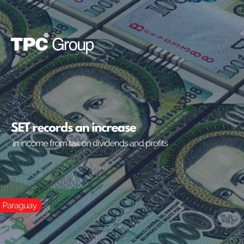 SET records an increase in income from tax on dividends and profits