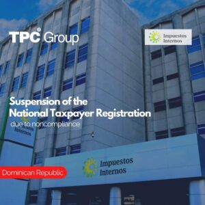 Suspension of the National Taxpayer Registration due to noncompliance