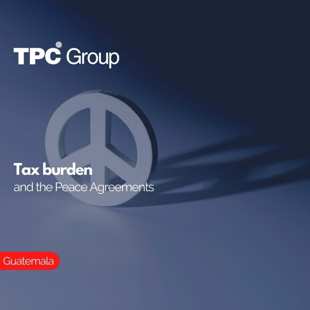 Tax burden and the Peace Agreements