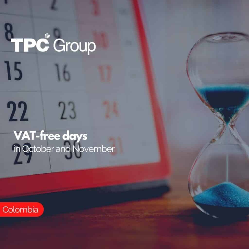 VAT-free days in October and November