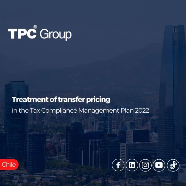 Treatment of transfer pricing in the Tax Compliance Management Plan 2022