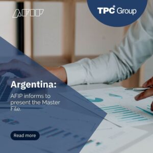 AFIP informs to present the Master File