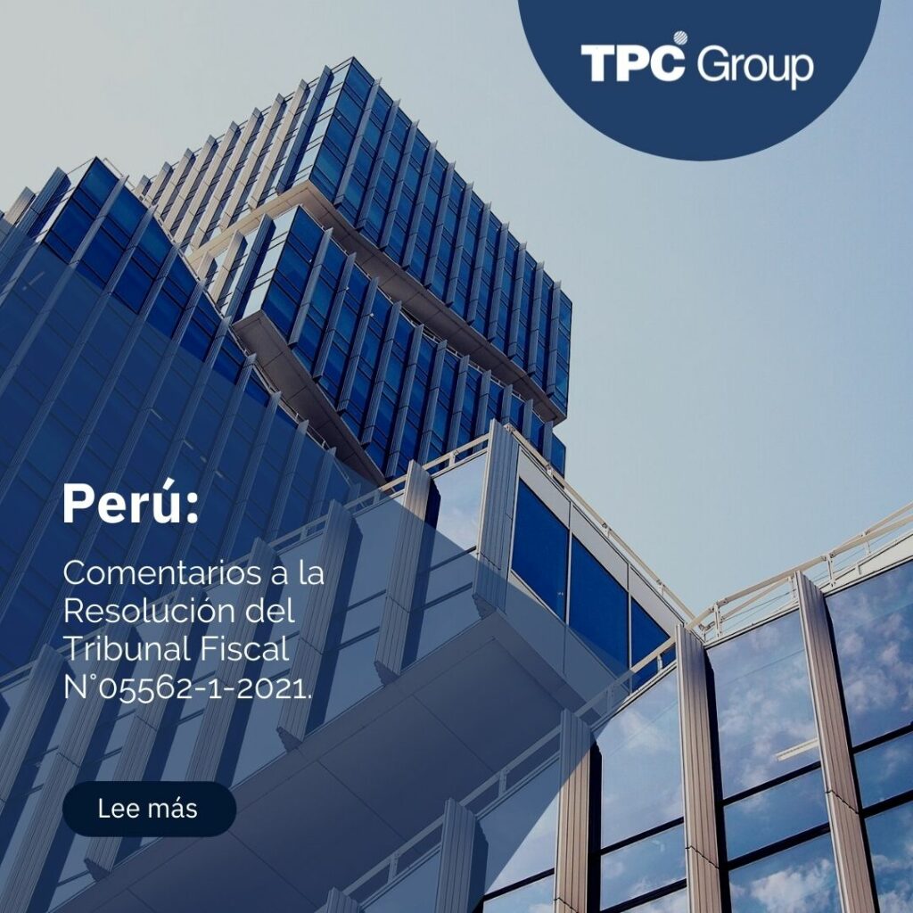 Comentarios a la Resolución del Tribunal Fiscal N°05562-1-2021