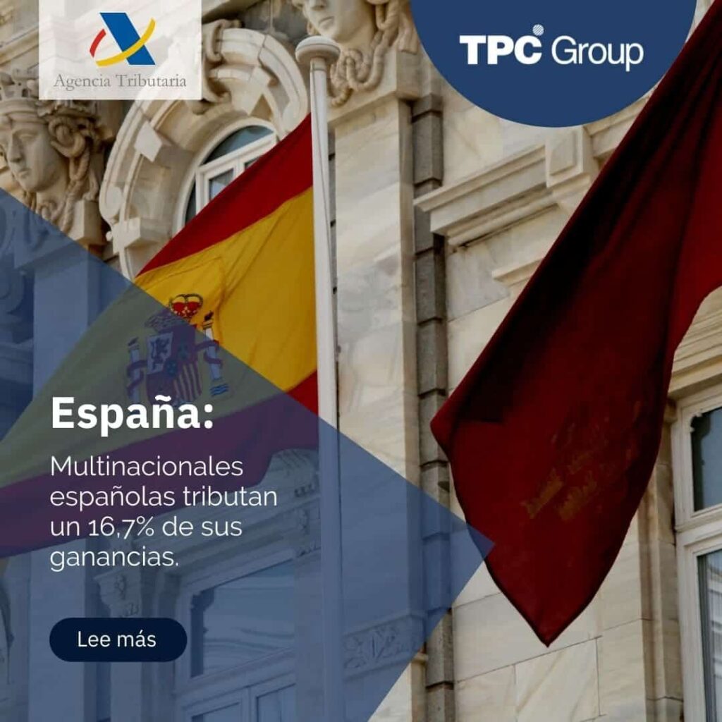 Multinacionales españolas tributan un 16,7% de sus ganancias