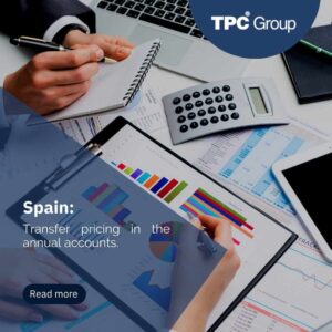 Transfer pricing in the annual accounts