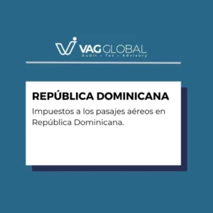 Impuestos a los pasajes aéreos en República Dominicana