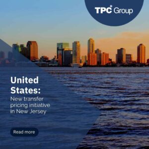 New transfer pricing initiative in New Jersey