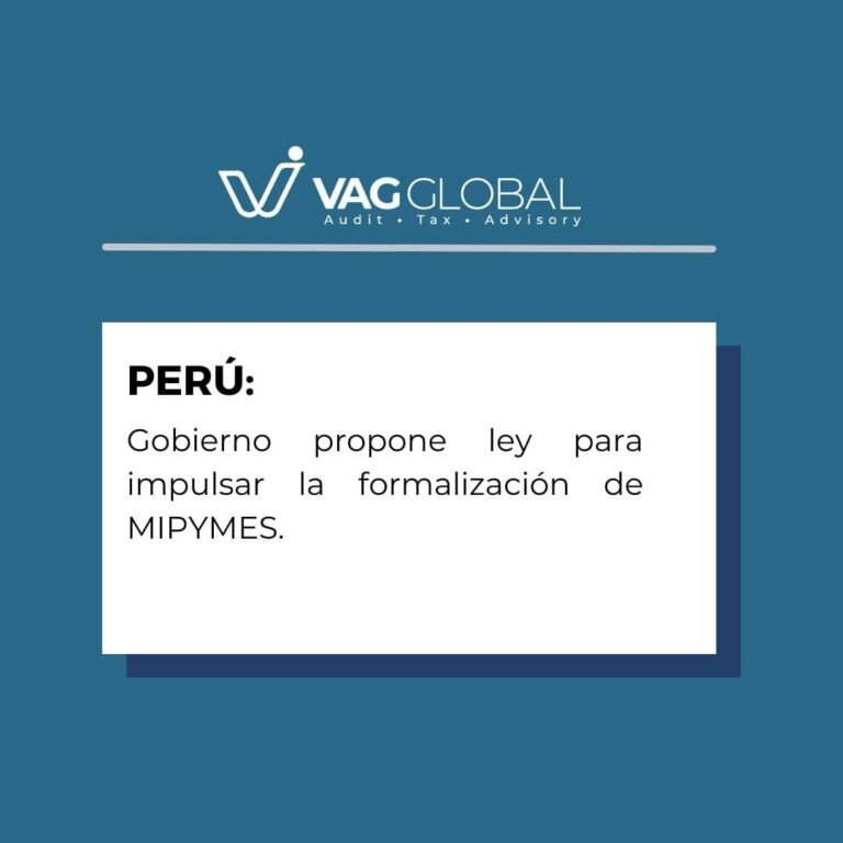 Gobierno propone ley para impulsar la formalización de MIPYMES
