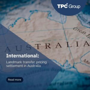 Landmark transfer pricing settlement in Australia