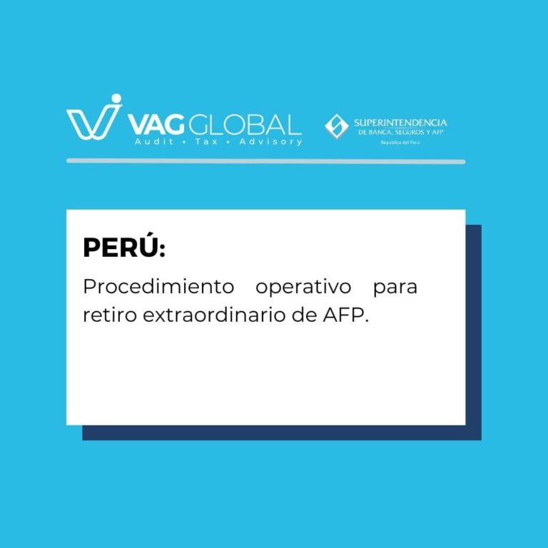 Procedimiento operativo para retiro extraordinario de AFP