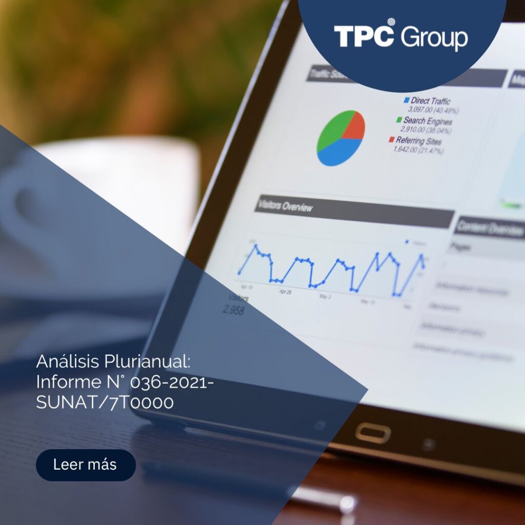 Análisis Plurianual: Informe N° 036-2021-SUNAT/7T0000