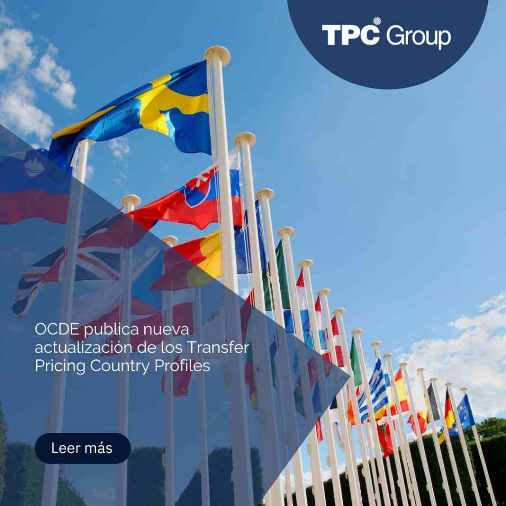 OCDE publica nueva actualización de los Transfer Pricing Country Profiles