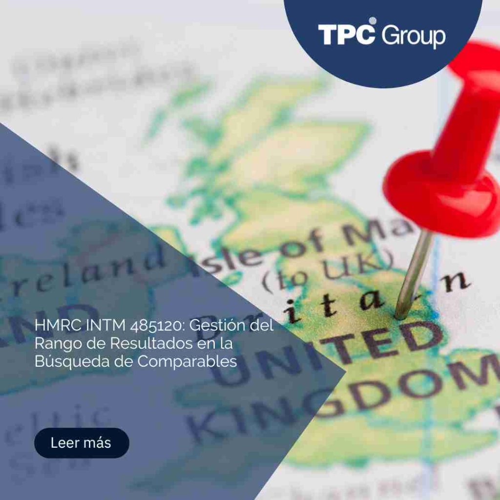 HMRC INTM 485120: Gestión del Rango de Resultados en la Búsqueda de Comparables