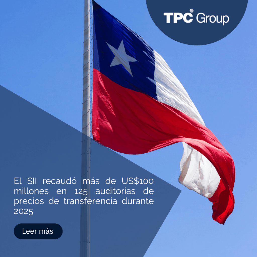 El SII recaudó más de US$100 millones en 125 auditorías de precios de transferencia durante 2025 